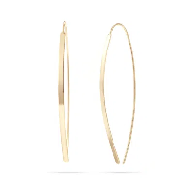 Evesaddiction Bar Drop Earrings In Gold