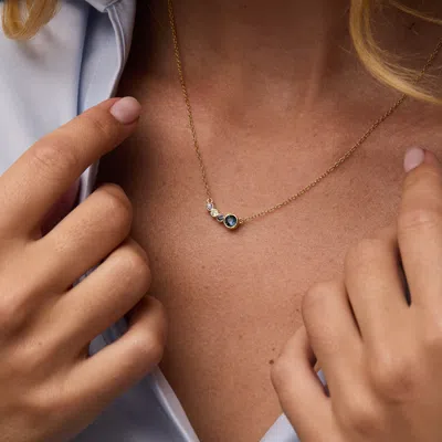 Evesaddiction Custom Mother And Children Necklace In Purple