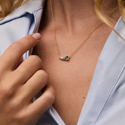 Evesaddiction Custom Mother And Children Necklace In Purple