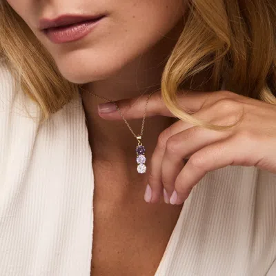 Evesaddiction Custom Birthstone Pendant In Multi