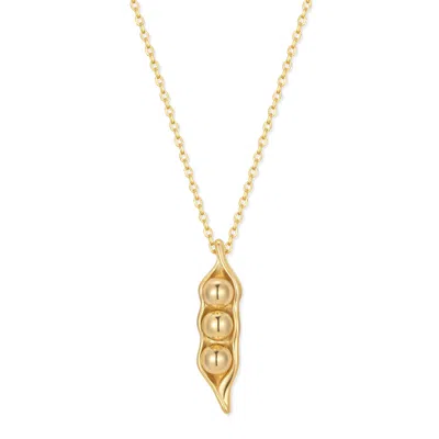 Evesaddiction Peas In A Pod Necklace - Gold / 3 In Gold