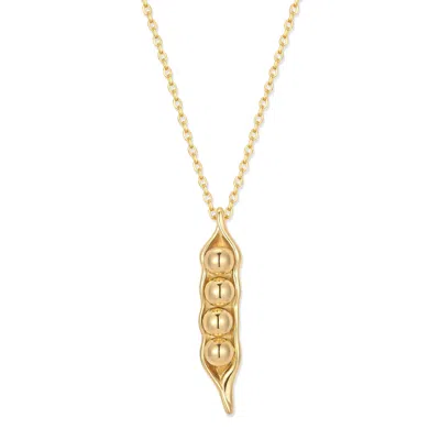 Evesaddiction Peas In A Pod Necklace - Gold / 4 In Gold