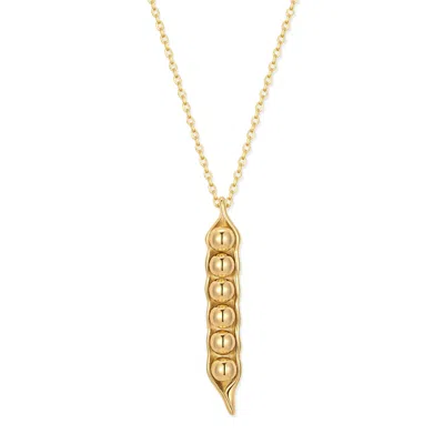 Evesaddiction Peas In A Pod Necklace - Gold / 6 In Gold