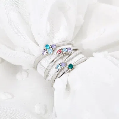 Evesaddiction Custom Symmetrical Arch Ring In Metallic