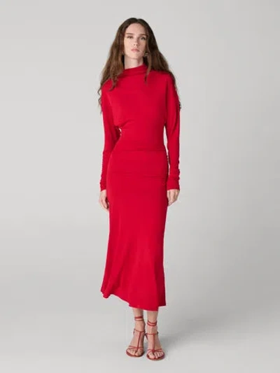 Diane Von Furstenberg Camille Dress In Red