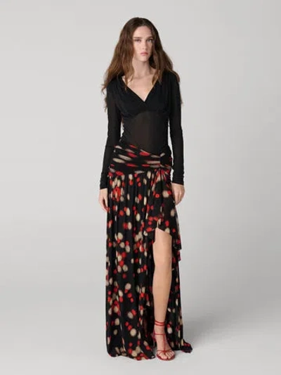 Diane Von Furstenberg Nathalie Skirt In Black