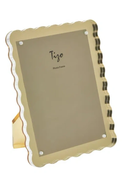 Tizo Wave Lucite® Easel Picture Frame In Green