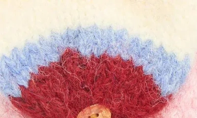 Free People Super Stripe Pop Top Mittens In Multi