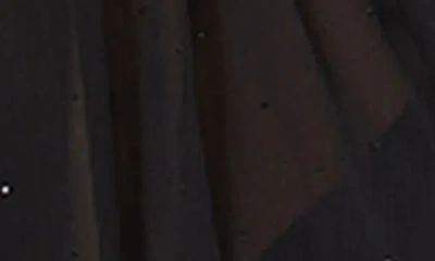 Afrm Hadlie Sheer Rhinestone Chiffon Top In Black