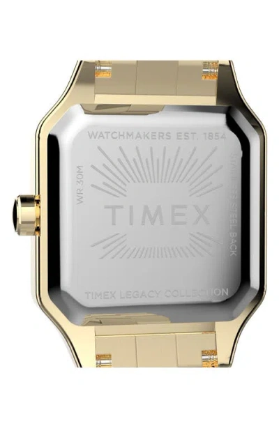 Timex ® Legacy Addison Two-tone Bracelet Watch, 23mm In Burgundy