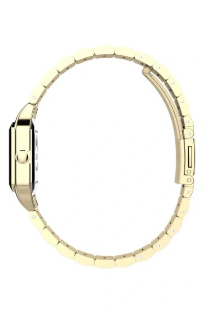 Timex ® Legacy Addison Two-tone Bracelet Watch, 23mm In Burgundy