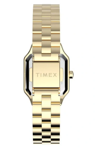 Timex ® Legacy Addison Two-tone Bracelet Watch, 23mm In Burgundy
