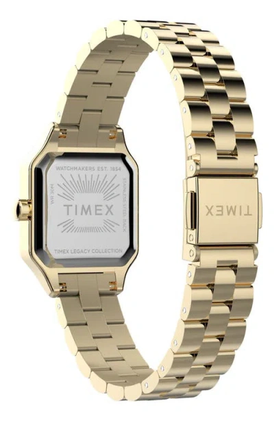 Timex ® Legacy Addison Two-tone Bracelet Watch, 23mm In Burgundy