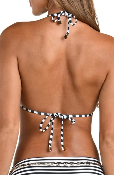 L'agence Kristin Voyage Triangle Bikini Top In Black