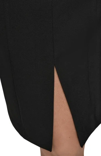 Donna Karan New York Sleeveless Sheath Dress In Black