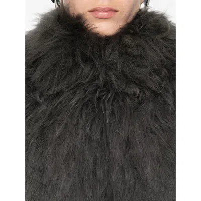 Alaïa Grey Jackets Women In Gray