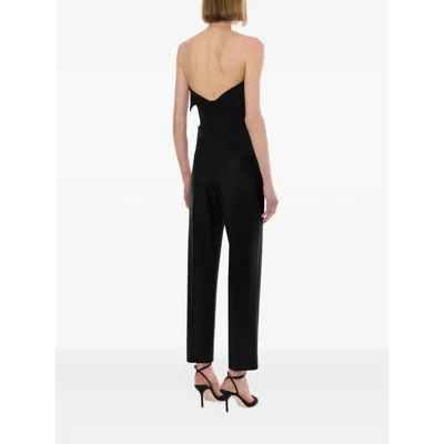 Alberta Ferretti Alberta Ferreti Elegant Top With Feathers In Black