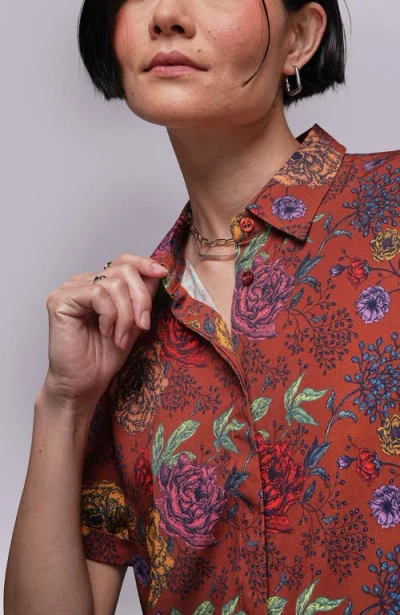 Wildfang The Empower Button Up Shirt In Multi