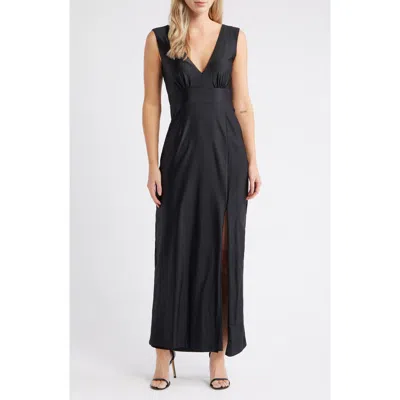 Julia Jordan Sleeveless Maxi Dress In Black