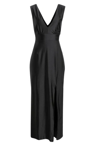 Julia Jordan Sleeveless Maxi Dress In Black