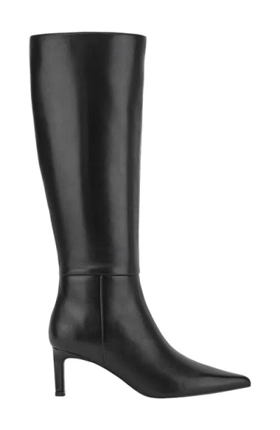 Marc Fisher Ltd Esmee Pointed Toe Knee High Boot In Black