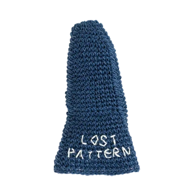 Lost Pattern Nyc "wanderlight" Packable Straw Hat In Blue