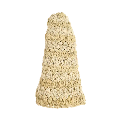 Lost Pattern Nyc "linea" Packable Straw Hat In Neutral