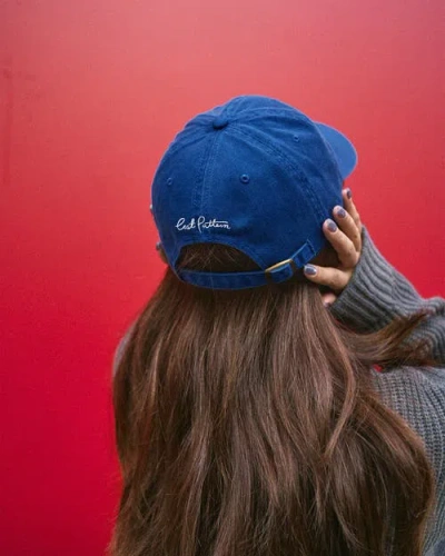 Lost Pattern Nyc "pan Pan" Baseball Cap In Blue