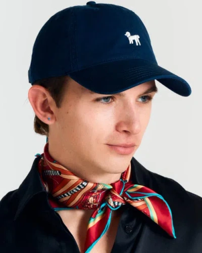 Lost Pattern Nyc "pan Pan" Baseball Cap In Blue