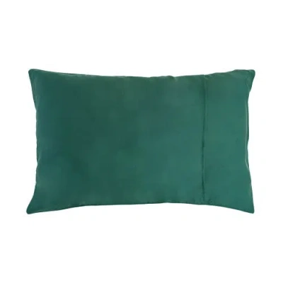 Lost Pattern Nyc Silk Pillowcase In Green