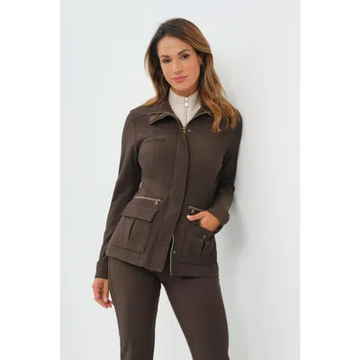 Anatomie Kenya Cozy Fleece-lined Jacket In Brown