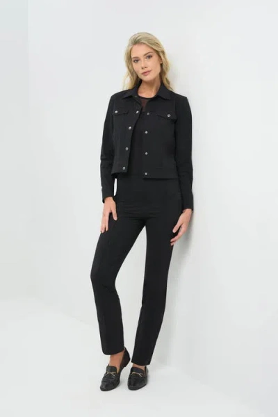 Anatomie Delilah Ultra Light Weight Denim Style Jacket In Black