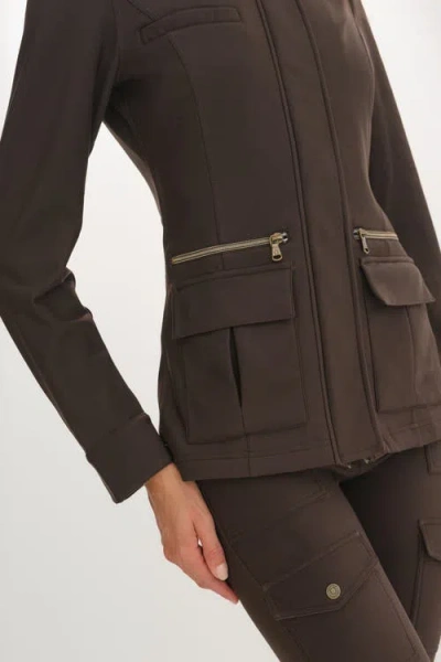 Anatomie Kenya Cozy Fleece-lined Jacket In Brown