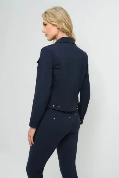 Anatomie Delilah Ultra Light Weight Denim Style Jacket In Blue
