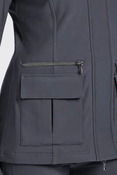 Anatomie Kenya Cozy Fleece-lined Jacket In Gray