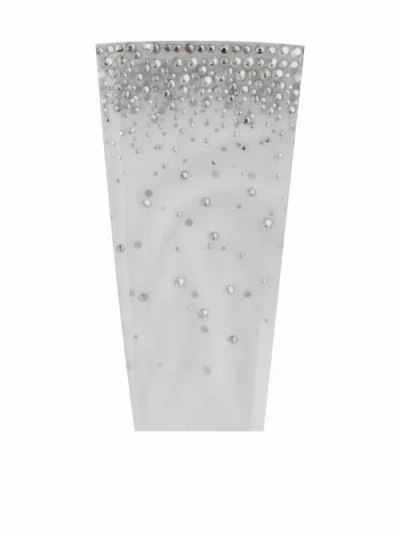 Miss Circle Izzy Crystal Opera-length Gloves In White