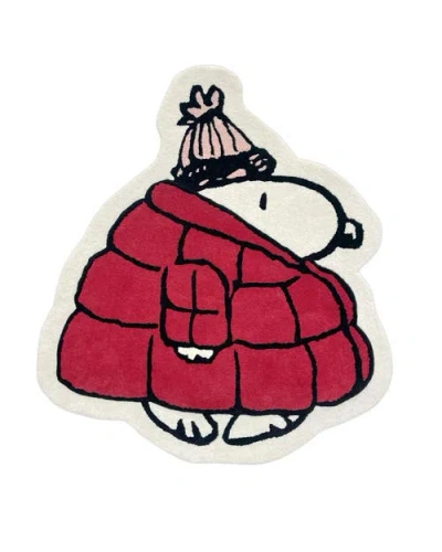 Maison Deux Peanuts Puffer Jacket Rug In Pink