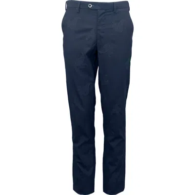 Lords Of Harlech Pickford Wool Pant In Blue