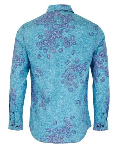 Lords Of Harlech Nigel Shirt In Blue