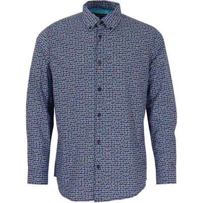 Lords Of Harlech Morris Shirt In Blue