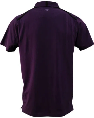 Lords Of Harlech Pietro Polo Shirt In Purple