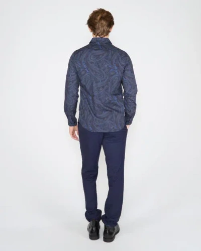 Lords Of Harlech Norman Shirt In Blue