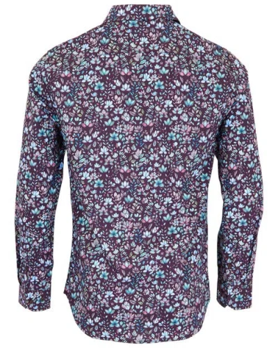 Lords Of Harlech Nicoli Cotton Shirt In Multi