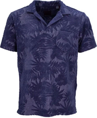 Lords Of Harlech Johnny Towel Polo In Blue