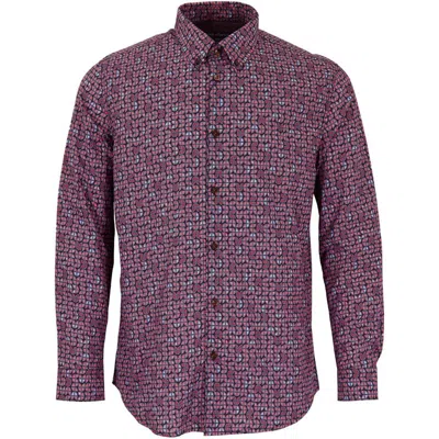 Lords Of Harlech Morris Shirt In Purple