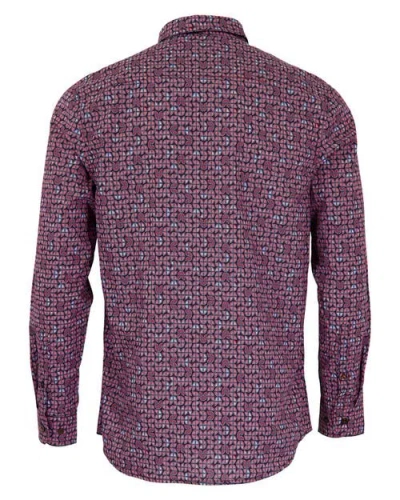 Lords Of Harlech Morris Shirt In Purple