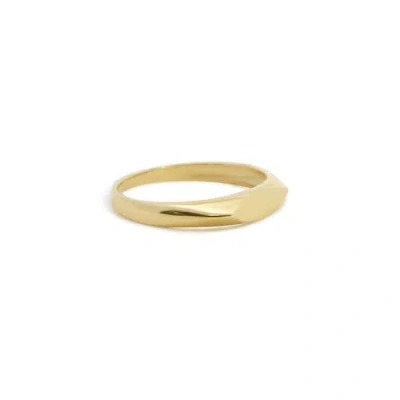 The Lovery Fine Jewelry Marquise Signet Ring In Gold