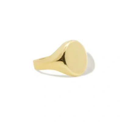 The Lovery Fine Jewelry Oval Signet Ring In Gold