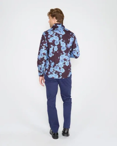 Lords Of Harlech Nigel Shirt In Blue