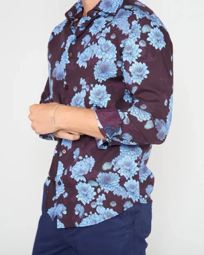 Lords Of Harlech Nigel Shirt In Blue